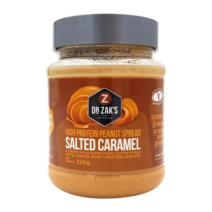 Erdnussbutter High Protein Peanut Spread 320 g - Dr Zaks