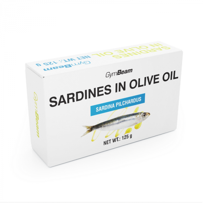 Sardinen in Olivenöl - GymBeam 125 g