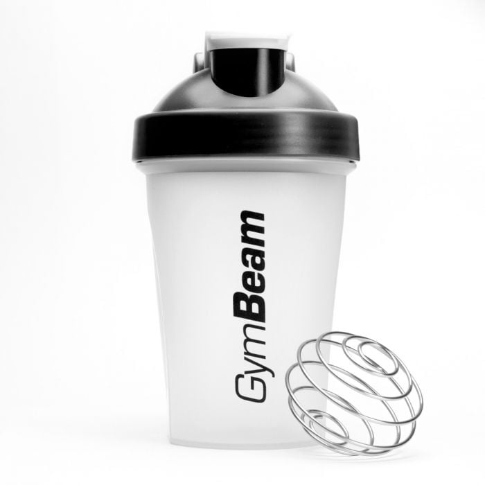 Blend Shaker (400ml) in Transparent-Black - GymBeam single_variant