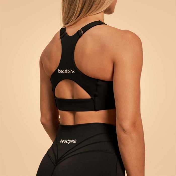 Sense Sport-BH in Black - BeastPink L