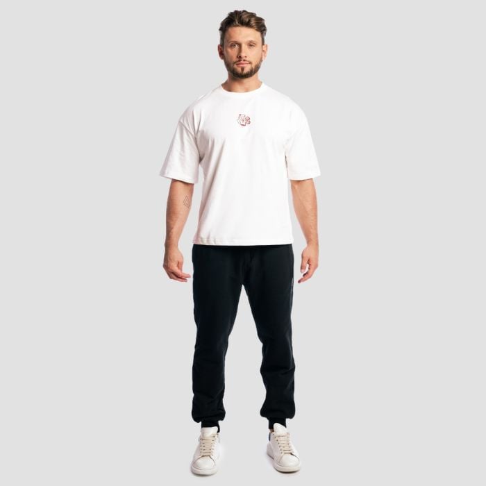 Shaker Boxy T-shirt White - GymBeam L