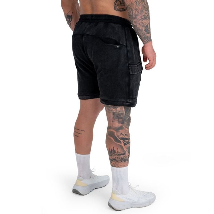 Shorts in Washed Black - STRIX XL