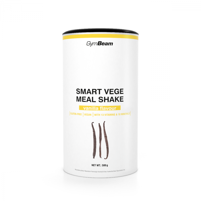 Smart Vege Meal Shake - GymBeam 500 g - Erdbeere