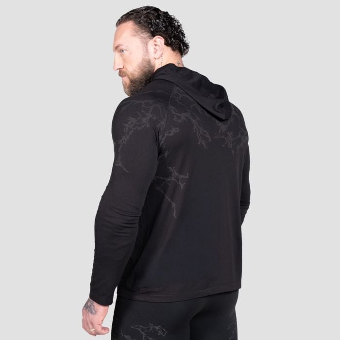 Static Long Sleeve T-shirt Black - GymBeam XXL