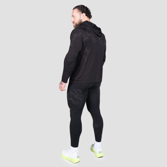 Static Seamless Leggings Black - GymBeam XXL