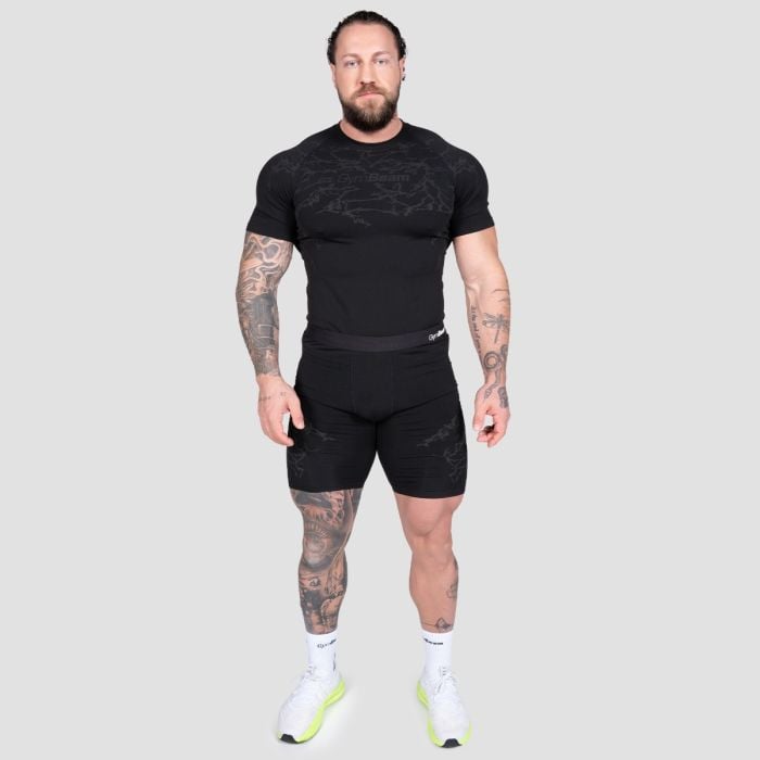 Static Seamless T-shirt Black - GymBeam M