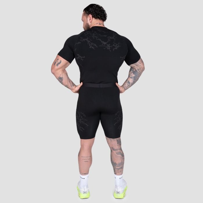 Static Seamless T-shirt Black - GymBeam M