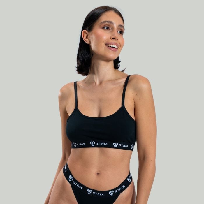 String Bralette BH in Black - STRIX M