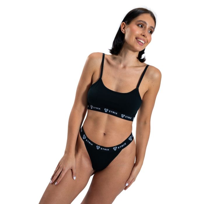 String Bralette BH in Black - STRIX M