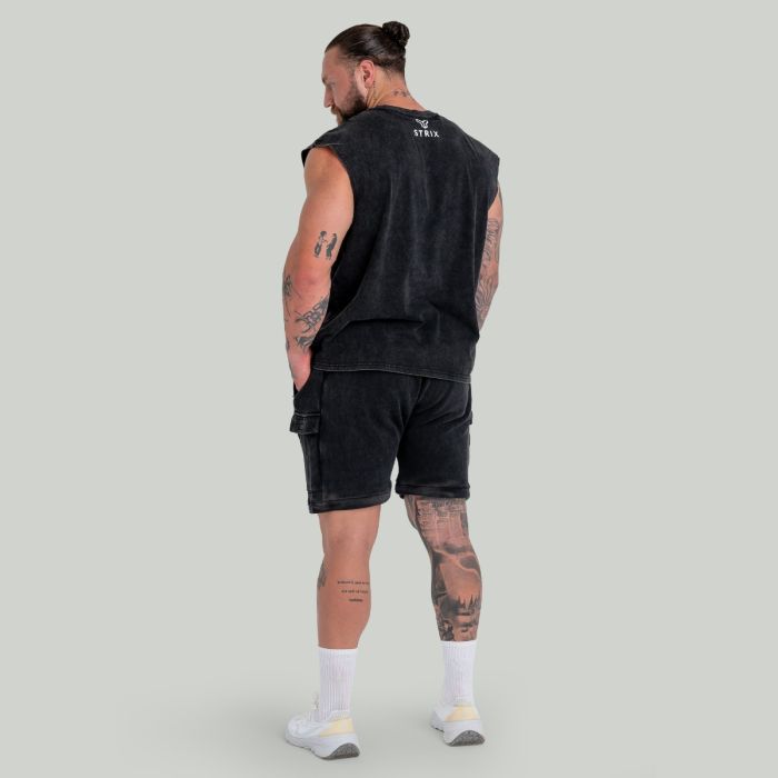 Tank Top in Washed Black - STRIX L