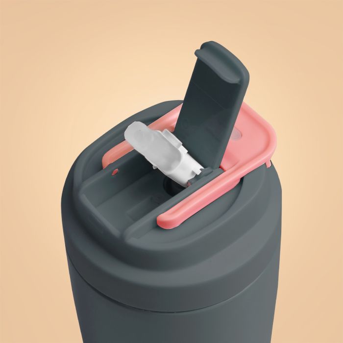 Thermobecher (500 ml) in Grey - BeastPink single_variant