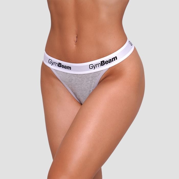 3er-Pack Tangas in Grey - GymBeam M