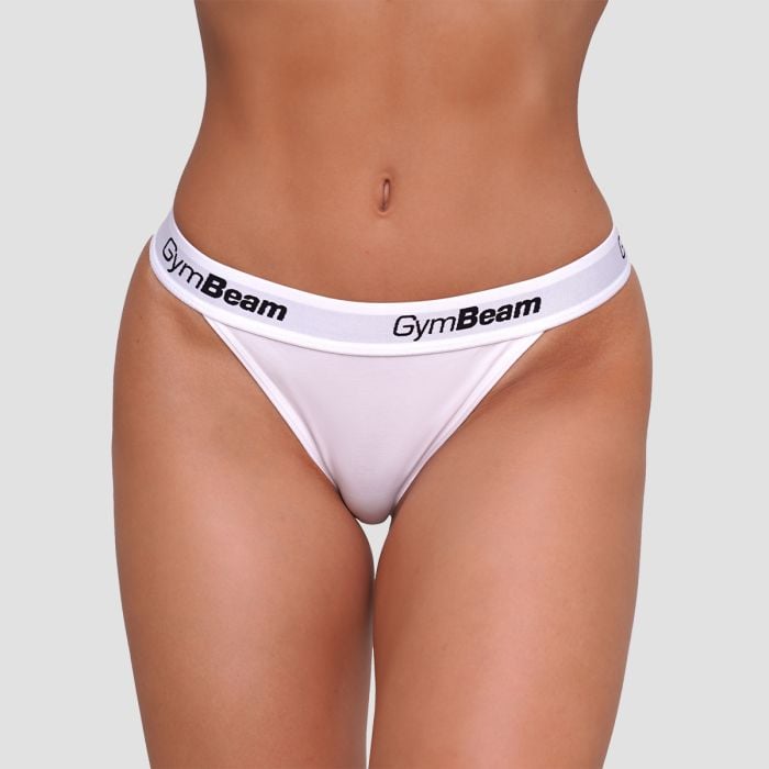 3er-Pack Tangas in White - GymBeam M