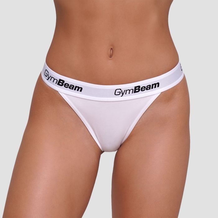 3er-Pack Tangas in White - GymBeam M