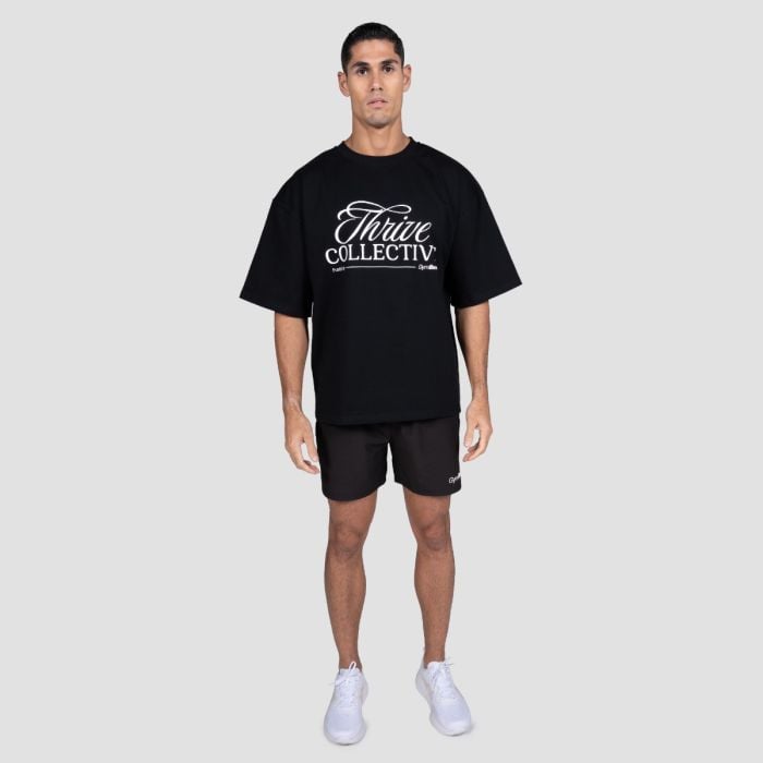 Thrive T-shirt Black - GymBeam XXL