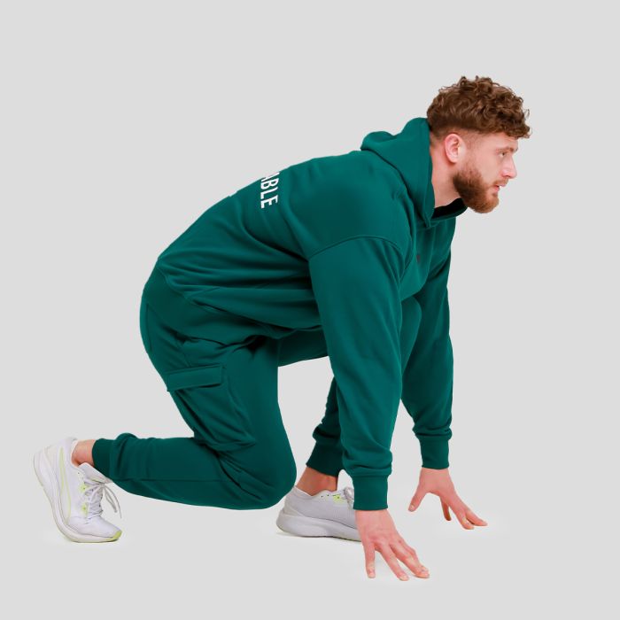 Unstoppable Hoodie in Green - GymBeam S