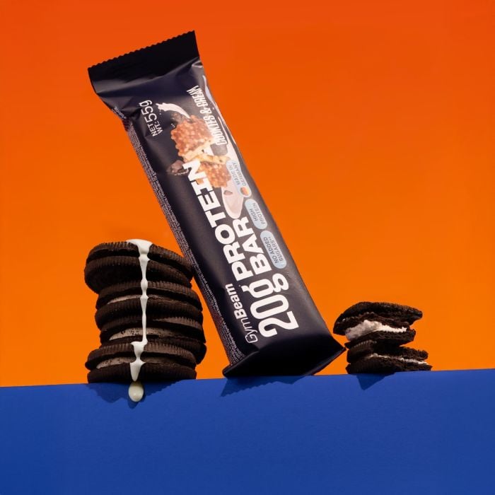 20 g Protein bar - GymBeam 55 g - cookies & cream
