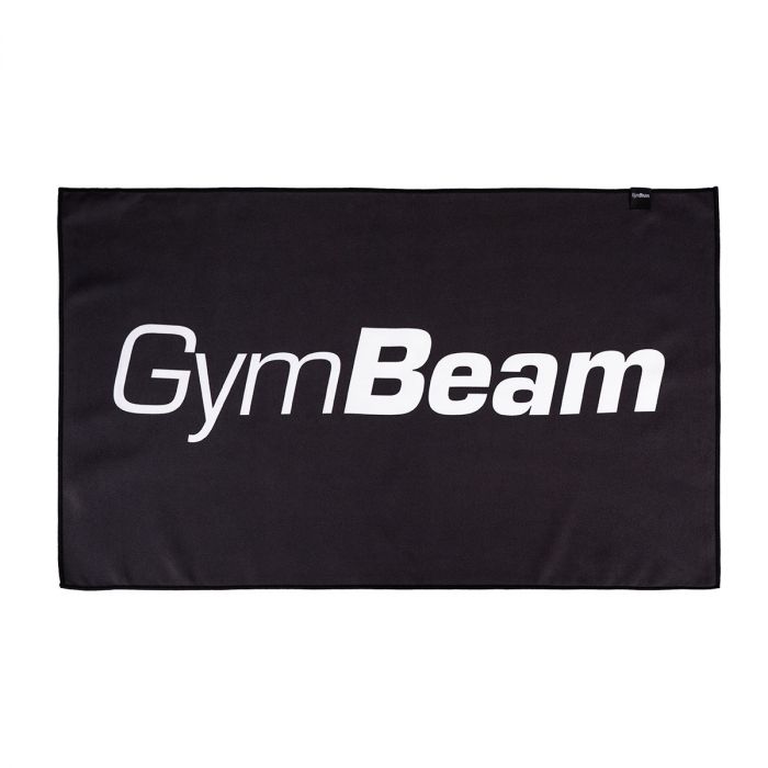 Schnelltrocknendes Mini-Sporthandtuch Black - GymBeam single_variant