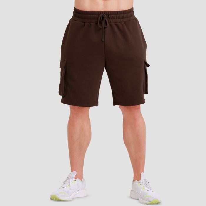Utility Shorts in Brown - GymBeam XXL