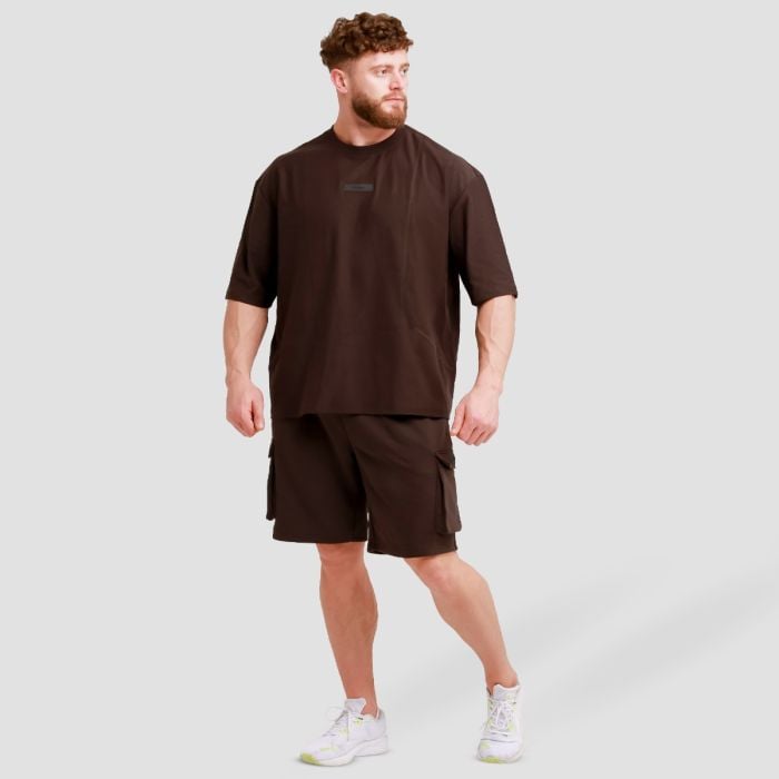 Utility Shorts in Brown - GymBeam XXL