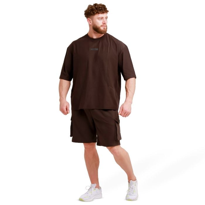Utility Shorts in Brown - GymBeam XXL