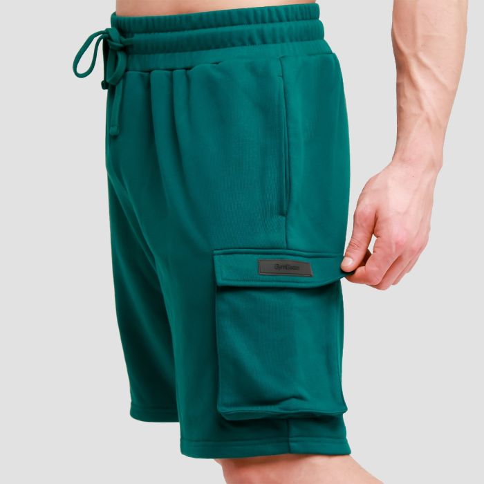 Utility Shorts in Green - GymBeam XXL