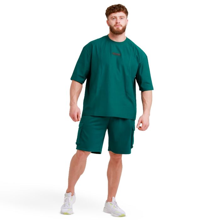 Utility Shorts in Green - GymBeam XXL