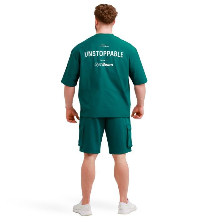 Utility Shorts in Green - GymBeam XXL
