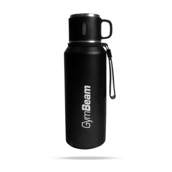 Thermoflasche Steel in Black 1000 ml - GymBeam single_variant