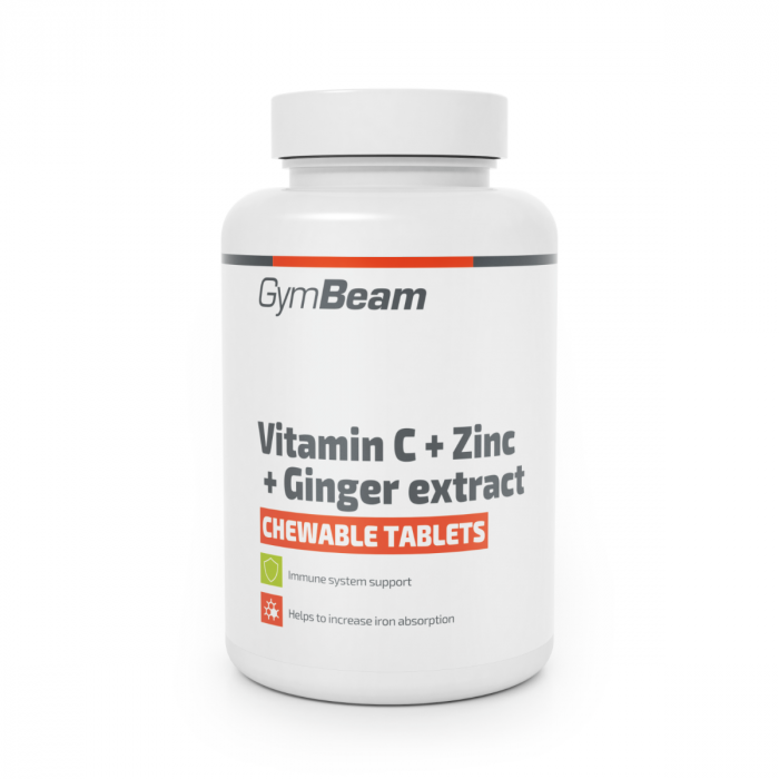 Vitamin C + Zink + Ingwerextrakt Lutschtabletten - GymBeam