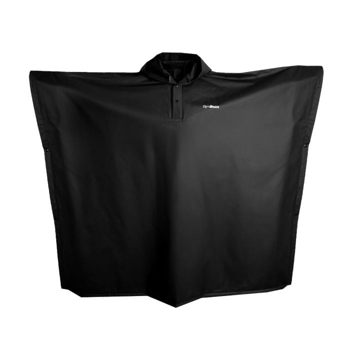 Wasserdichter Poncho in Black - GymBeam single_variant
