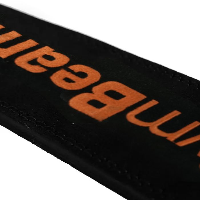 LEVER Gewichthebergürtel in Black/Orange - GymBeam L