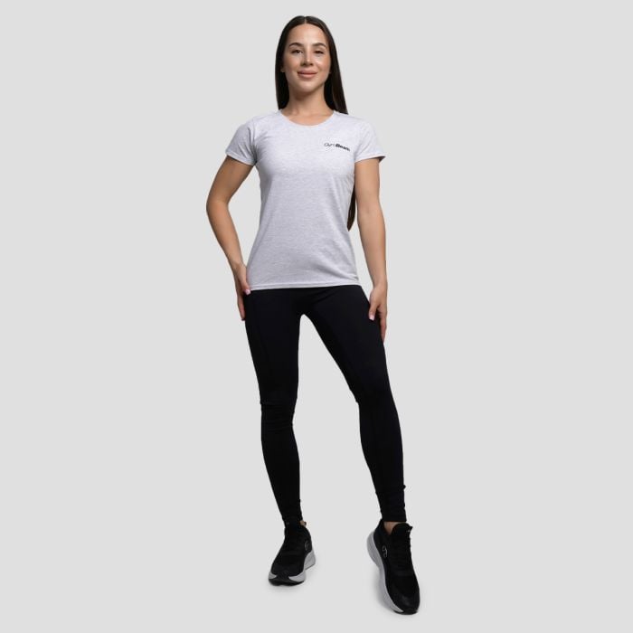 Basic T-Shirt für Frauen in Heather Grey - GymBeam S
