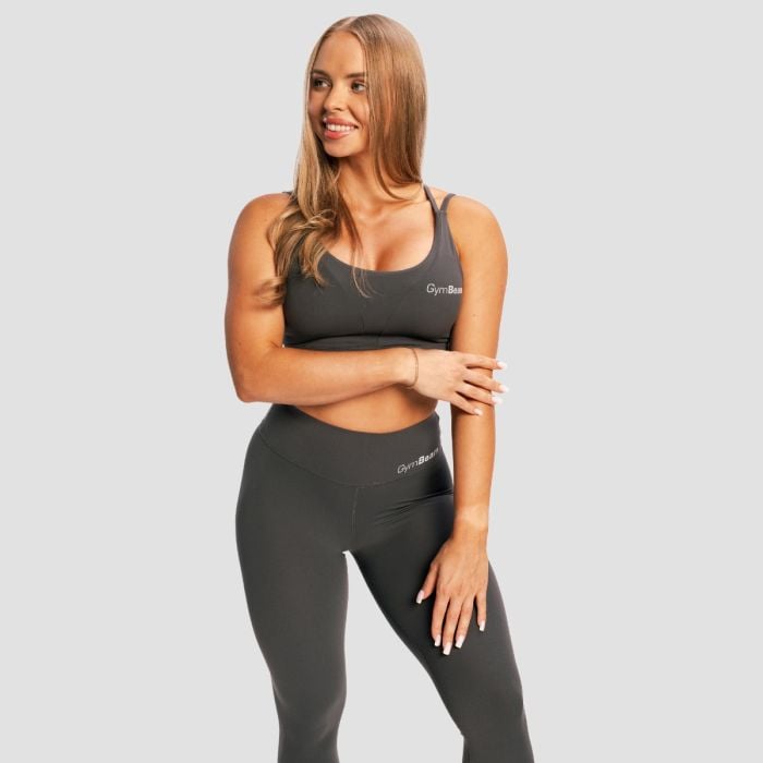 Women‘s BEAT Leggings Charcoal - GymBeam L