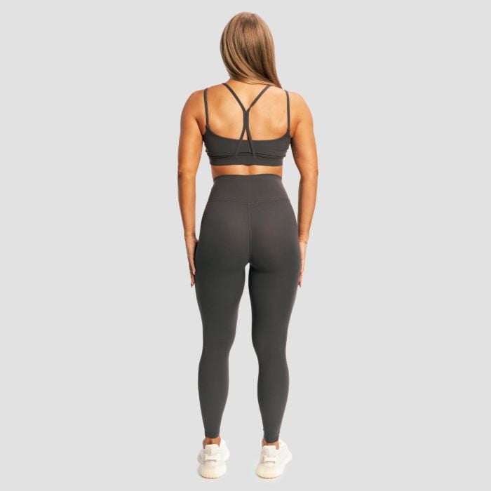 Women‘s BEAT Leggings Charcoal - GymBeam L