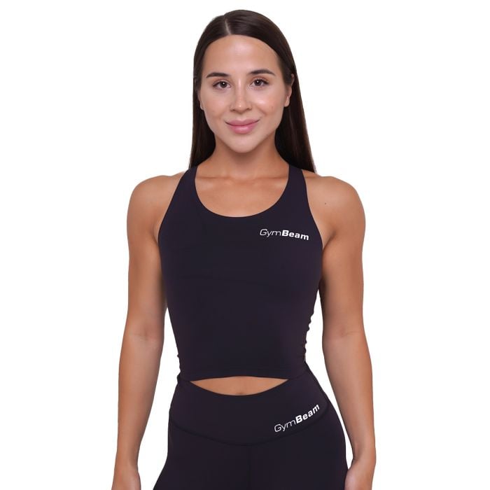 BEAT Sport-Top für Frauen in Black - GymBeam L
