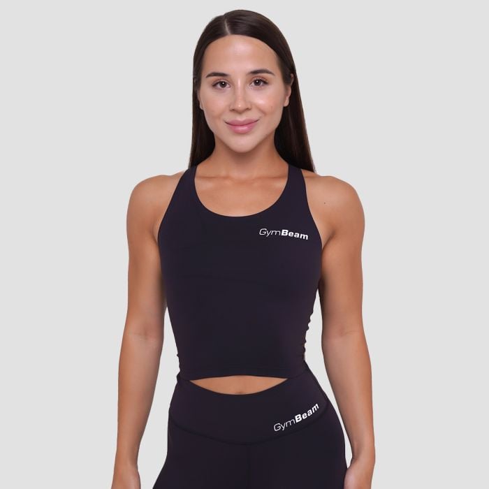 BEAT Sport-Top für Frauen in Black - GymBeam L