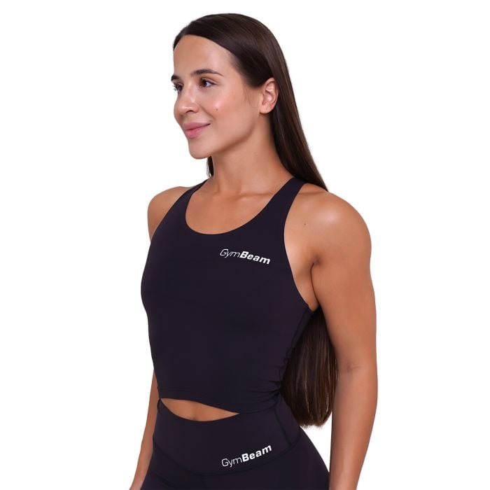 BEAT Sport-Top für Frauen in Black - GymBeam L