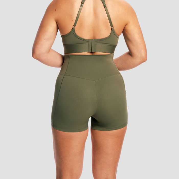 Women‘s Combat Shorts Olive Grey - GymBeam S