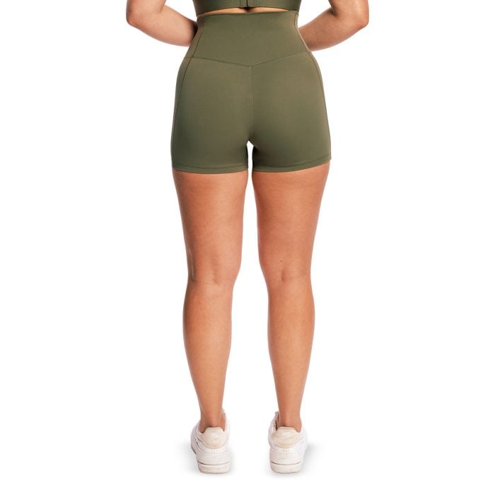 Women‘s Combat Shorts Olive Grey - GymBeam S