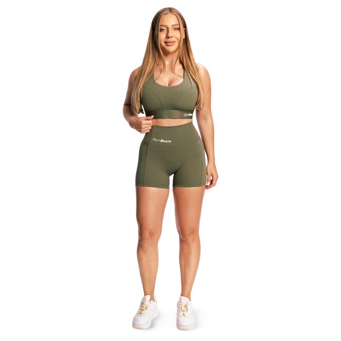 Women‘s Combat Shorts Olive Grey - GymBeam S