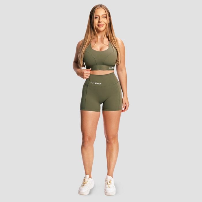 Women‘s Combat Shorts Olive Grey - GymBeam S