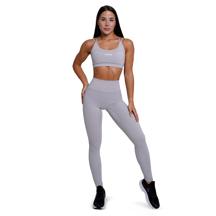 FIT Leggings für Frauen Mist Grey - GymBeam M