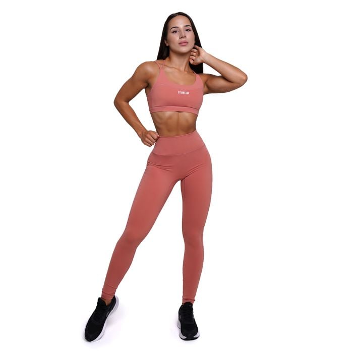 FIT Leggings für Frauen Salmon - GymBeam XXL