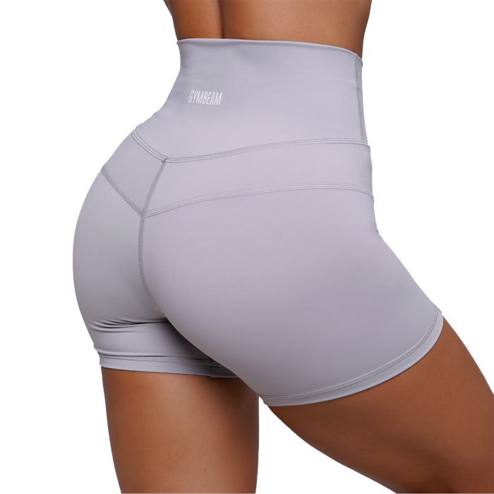 FIT Shorts für Frauen Mist Grey - GymBeam L