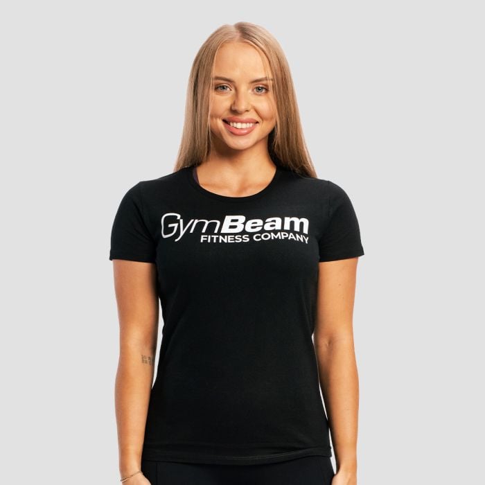 Women's Fitness T-shirt Black - GymBeam M