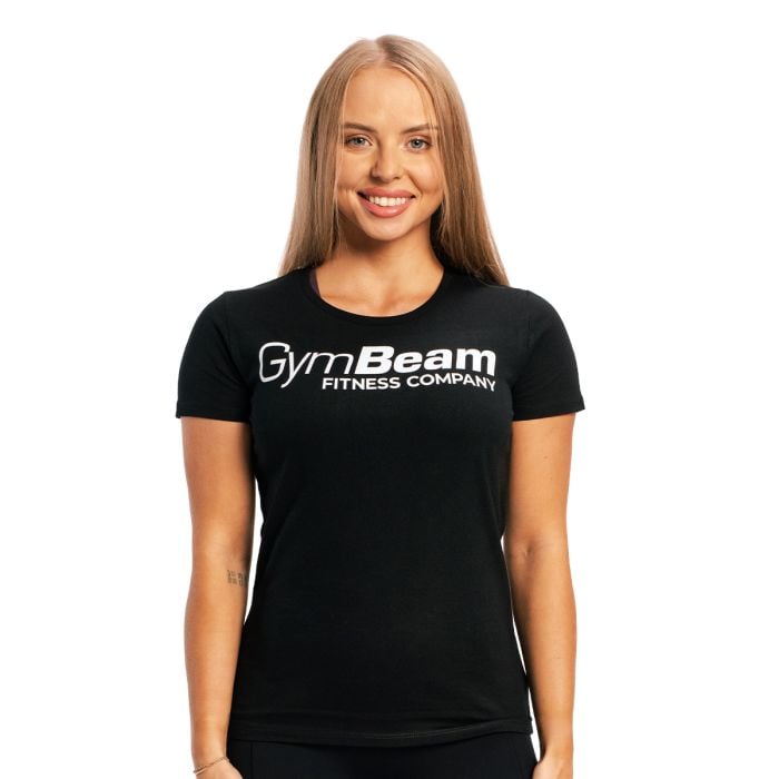 Women's Fitness T-shirt Black - GymBeam M