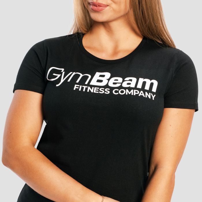 Women's Fitness T-shirt Black - GymBeam M
