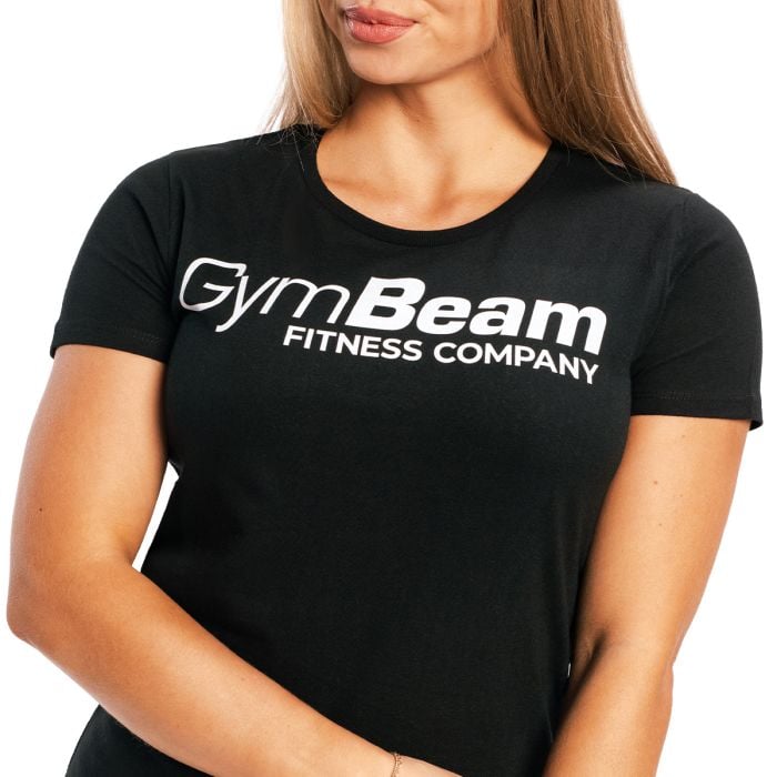Women's Fitness T-shirt Black - GymBeam M