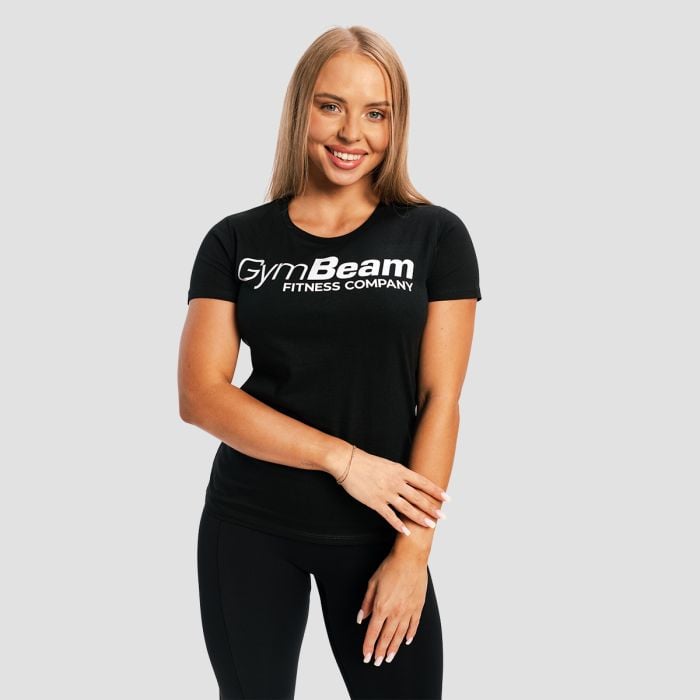 Women's Fitness T-shirt Black - GymBeam M